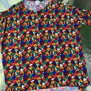 3/$17 LulaRoe Womens XL Flowers Simply Comfortable Tee